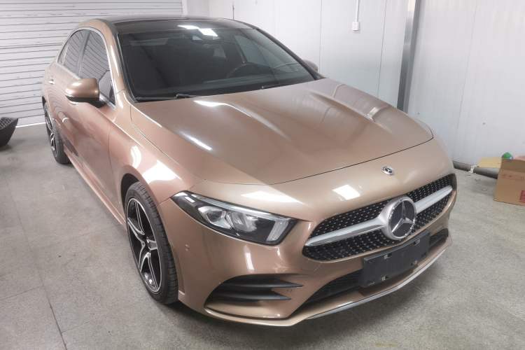Used Mercedes-Benz A-Class 2019 Restyled A 200 L Sport Sedan Front Right 45 Deg