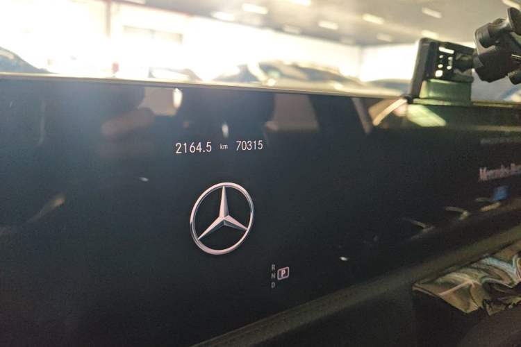 Used Mercedes-Benz A-Class 2019 A 200 L Sport Sedan Odometer Close Up