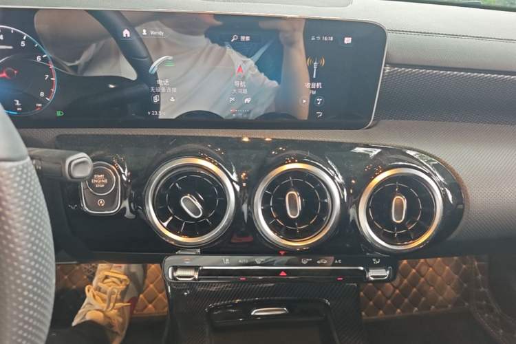 Used Mercedes-Benz A-Class 2019 Restyled A 200 L Sport Sedan Audio And AC Panel