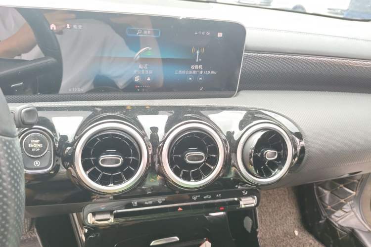 Used Mercedes-Benz A-Class 2019 Restyled A 200 L Sport Sedan Audio And AC Panel