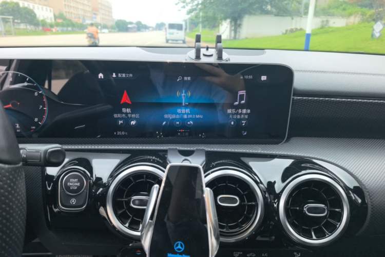 Used Mercedes-Benz A-Class 2019 A 200 L Sport Sedan Audio And AC Panel