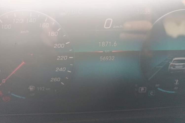 Used Mercedes-Benz A-Class 2019 Restyled A 200 L Sport Sedan Odometer Close Up