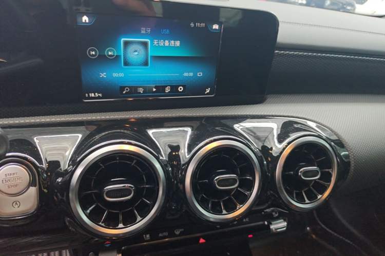 Used Mercedes-Benz A-Class 2019 A 180 L Sport Sedan Audio And AC Panel