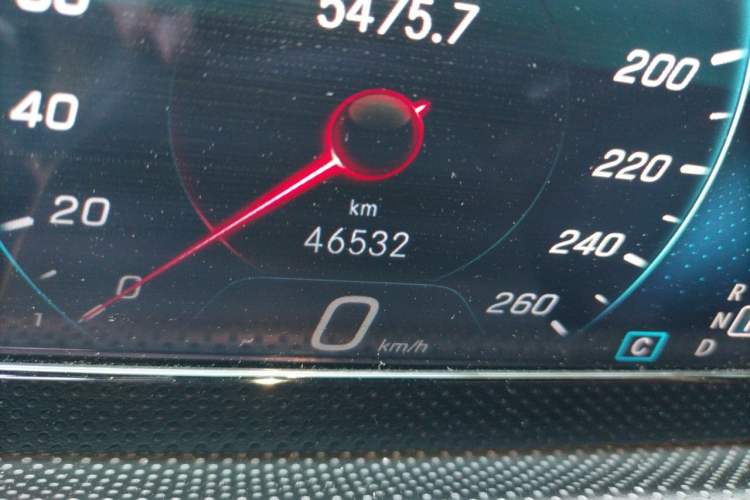Used Mercedes-Benz A-Class 2019 Restyled A 180 L Sport Sedan Odometer Close Up