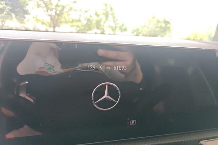 Used Mercedes-Benz A-Class 2019 A 200 L Sport Sedan Odometer Close Up