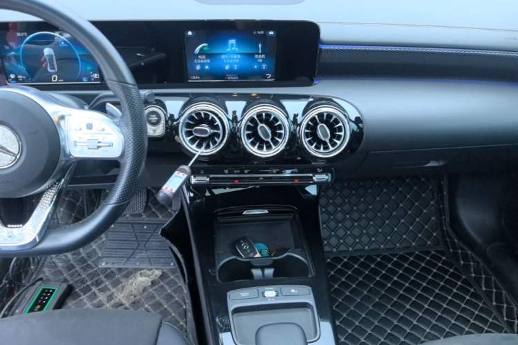 Used Mercedes-Benz A-Class 2019 Restyled A 180 L Sport Sedan Audio And AC Panel