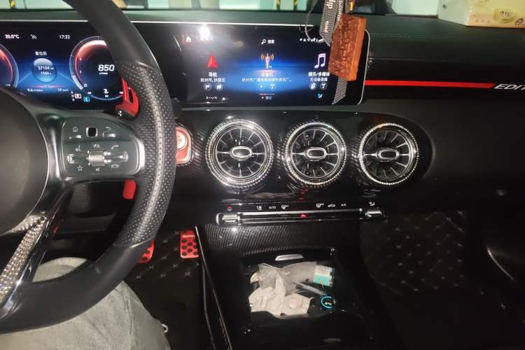 Used Mercedes-Benz A-Class 2019 A 200 L Sport Sedan Audio And AC Panel