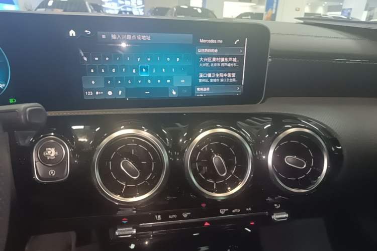 Used Mercedes-Benz A-Class 2019 A 200 L Sport Sedan Audio And AC Panel