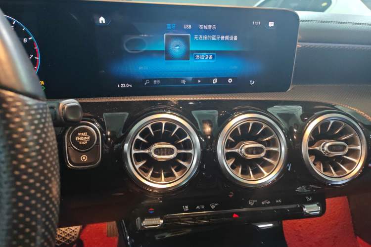 Used Mercedes-Benz A-Class 2019 A 200 L Sport Sedan Audio And AC Panel