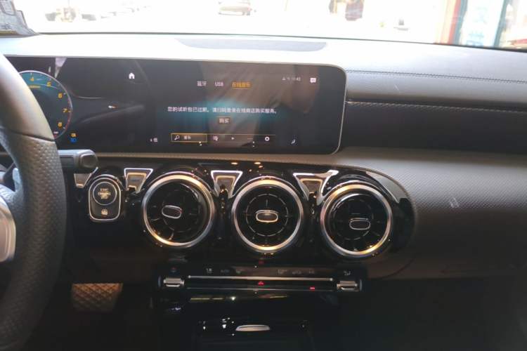 Used Mercedes-Benz A-Class 2019 A 200 L Sport Sedan Audio And AC Panel