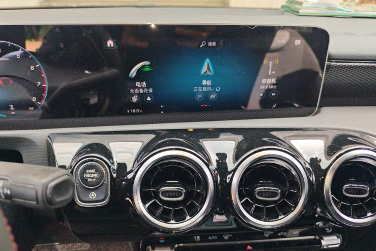 Used Mercedes-Benz A-Class 2019 A 200 L Sport Sedan Audio And AC Panel