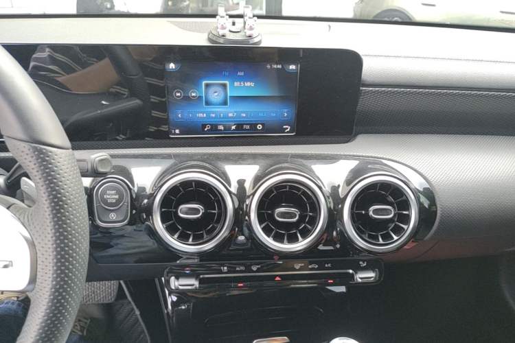Used Mercedes-Benz A-Class 2019 A 180 L Sport Sedan Audio And AC Panel