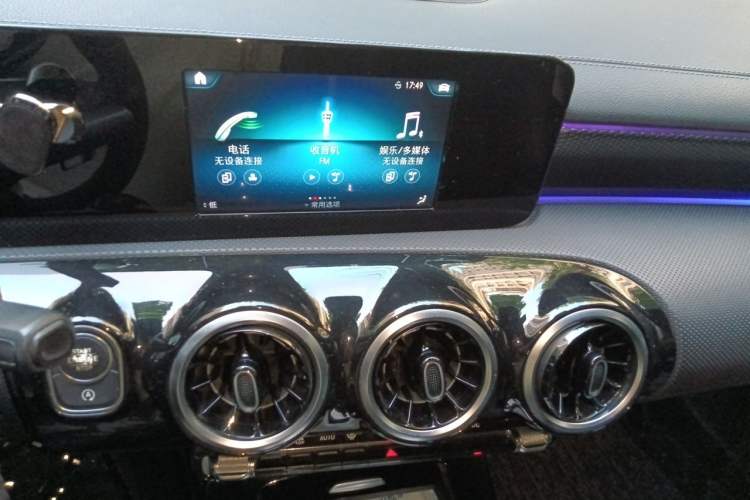 Used Mercedes-Benz A-Class 2019 A 180 L Sport Sedan Audio And AC Panel