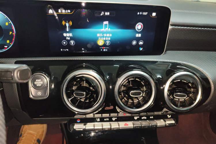 Used Mercedes-Benz A-Class 2019 A 200 L Sport Sedan Audio And AC Panel