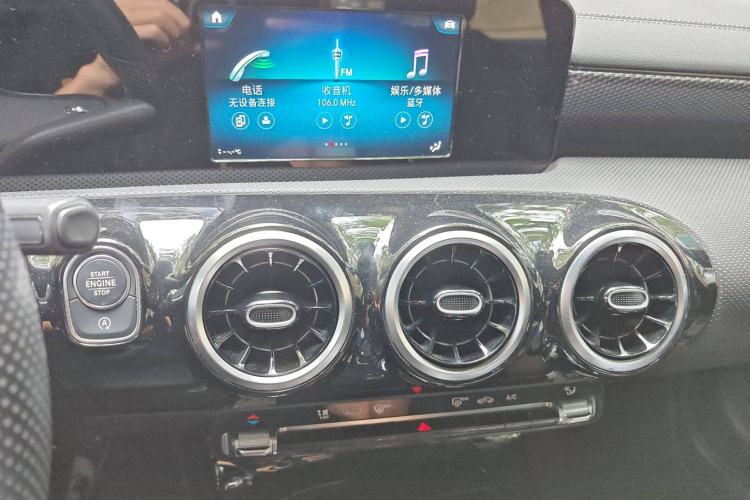 Used Mercedes-Benz A-Class 2019 A 180 L Sport Sedan Audio And AC Panel