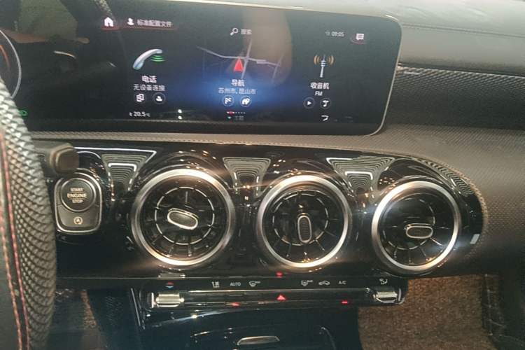 Used Mercedes-Benz A-Class 2019 Restyled A 200 L Sport Sedan Audio And AC Panel