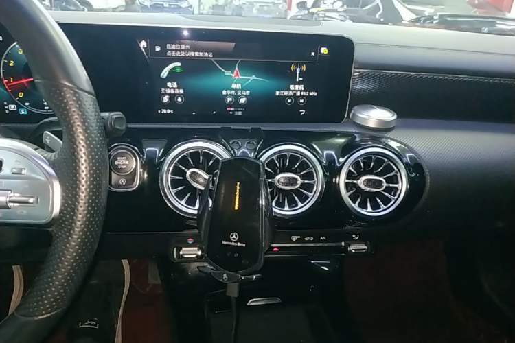 Used Mercedes-Benz A-Class 2019 A 200 L Sport Sedan Audio And AC Panel