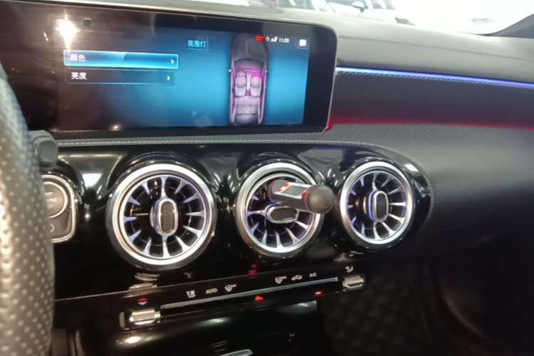 Used Mercedes-Benz A-Class 2019 A 200 L Sport Sedan Audio And AC Panel