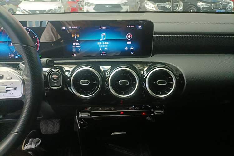 Used Mercedes-Benz A-Class 2019 Restyled A 200 L Sport Sedan Audio And AC Panel