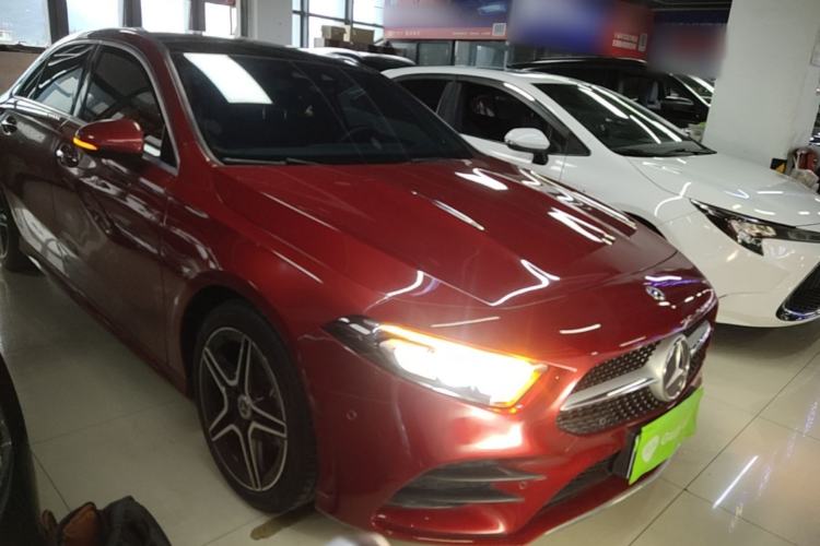 Used Mercedes-Benz A-Class 2019 Restyled A 200 L Sport Sedan Front Right 45 Deg