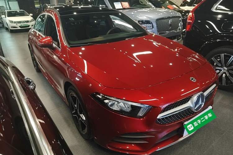 Used Mercedes-Benz A-Class 2019 A 200 L Sport Sedan Front Right 45 Deg