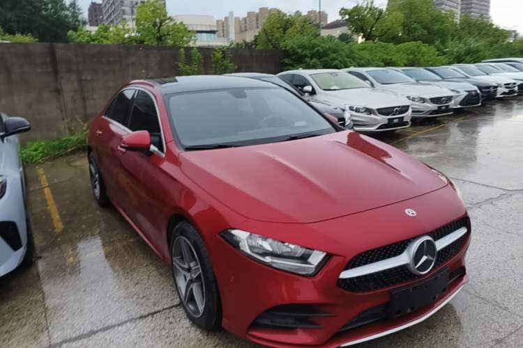 Used Mercedes-Benz A-Class 2019 Restyled A 180 L Sport Sedan Front Right 45 Deg