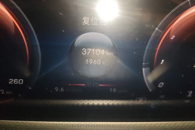 Used Mercedes-Benz A-Class 2019 A 200 L Sport Sedan Odometer Close Up