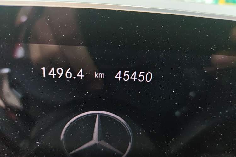Used Mercedes-Benz A-Class 2019 Restyled A 200 L Sport Sedan Odometer Close Up