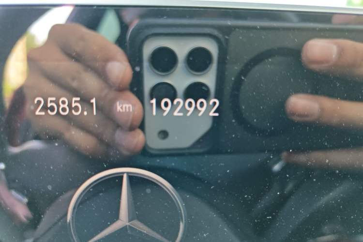 Used Mercedes-Benz A-Class 2019 A 200 L Sport Sedan Odometer Close Up