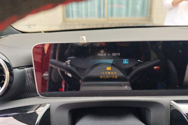 Used Mercedes-Benz A-Class 2019 A 200 L Sport Sedan Odometer Close Up