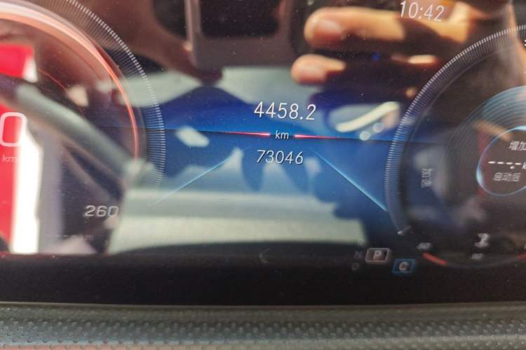 Used Mercedes-Benz A-Class 2019 A 200 L Sport Sedan Odometer Close Up
