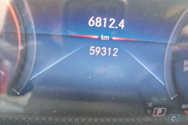 Used Mercedes-Benz A-Class 2019 Restyled A 200 L Sport Sedan Odometer Close Up