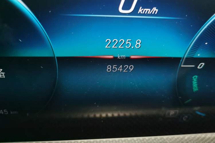 Used Mercedes-Benz A-Class 2019 A 200 L Sport Sedan Odometer Close Up