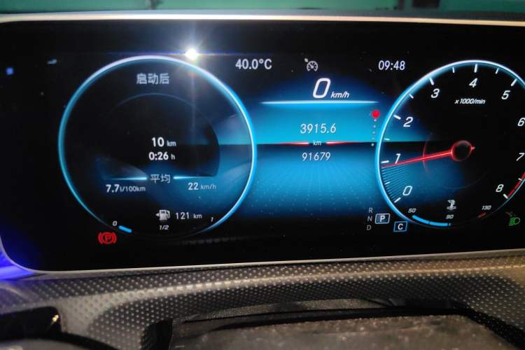 Used Mercedes-Benz A-Class 2019 A 200 Dynamic Edition Odometer Close Up