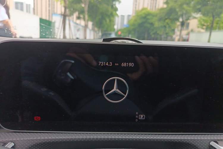 Used Mercedes-Benz A-Class 2019 A 200 L Sport Sedan Odometer Close Up