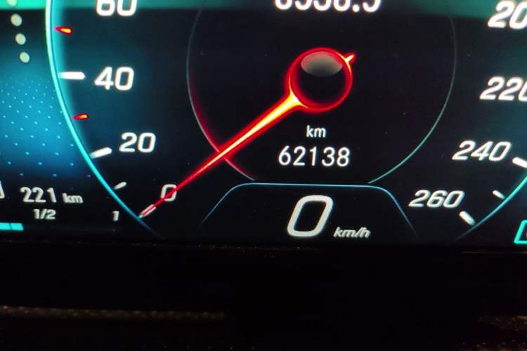 Used Mercedes-Benz A-Class 2019 Restyled A 180 L Sport Sedan Odometer Close Up