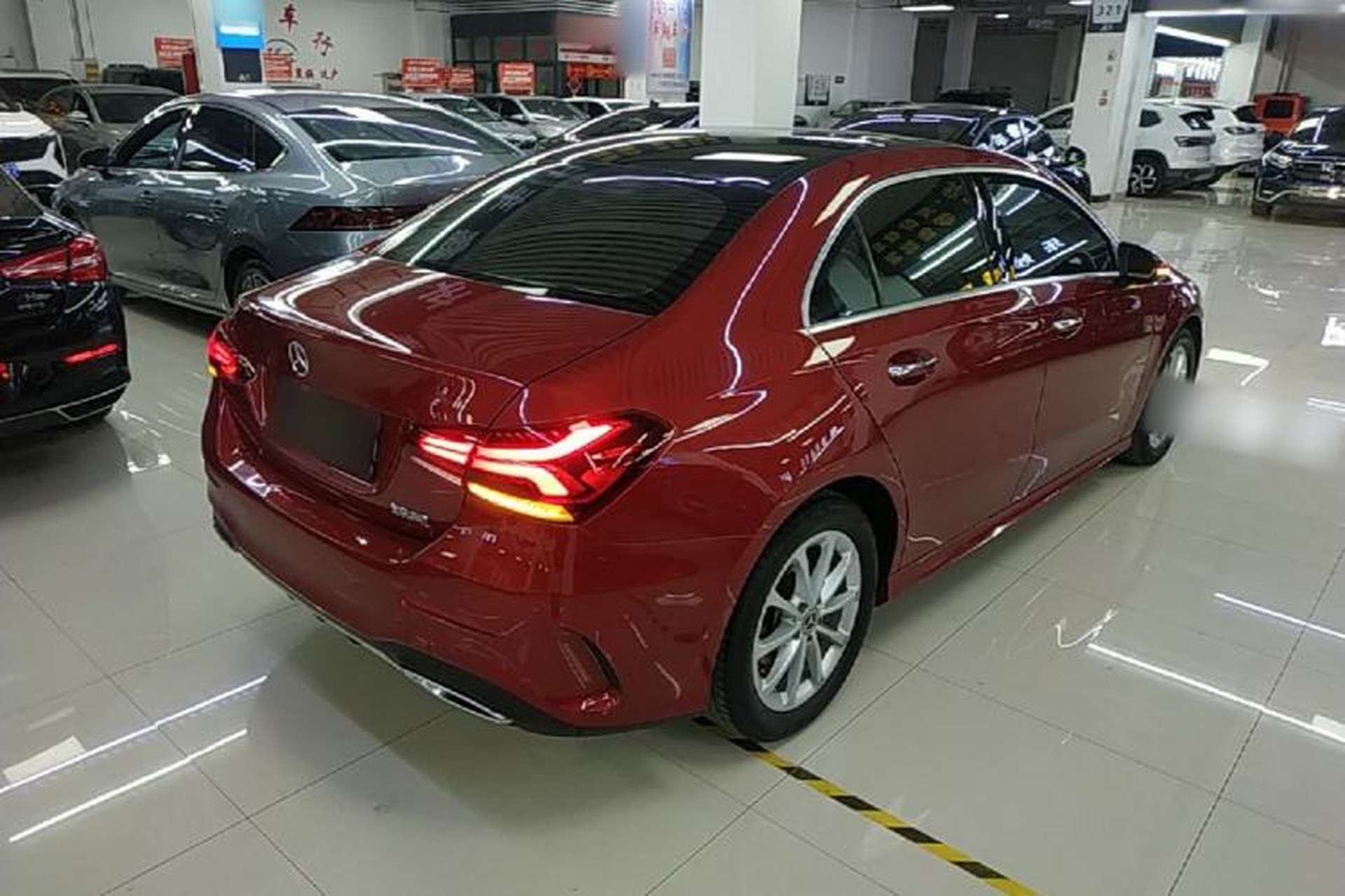 Used Mercedes-Benz A-Class 2019 A 200 L Sport Sedan Rear Right 45 Deg