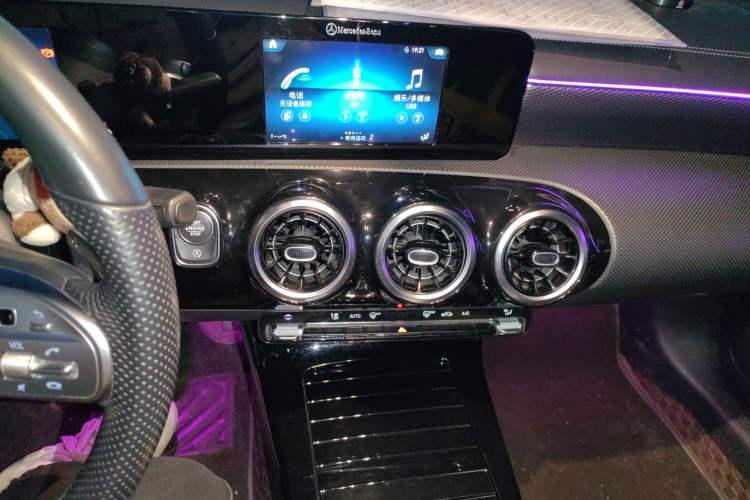 Used Mercedes-Benz A-Class 2019 Restyled A 180 L Sport Sedan Audio And AC Panel