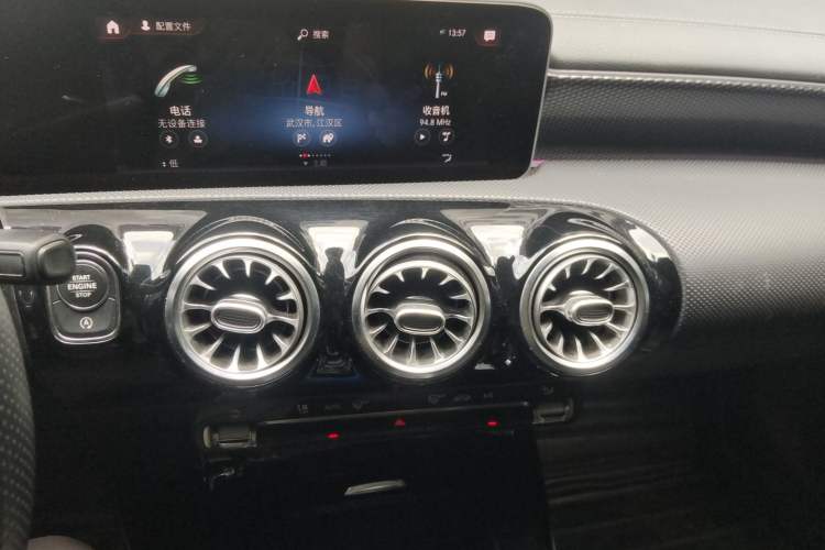 Used Mercedes-Benz A-Class 2019 A 200 L Sport Sedan Audio And AC Panel