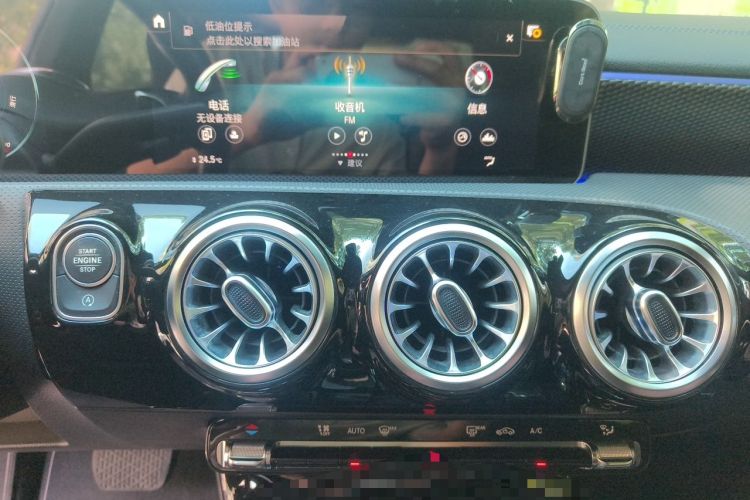 Used Mercedes-Benz A-Class 2019 Restyled A 200 L Sport Sedan Audio And AC Panel