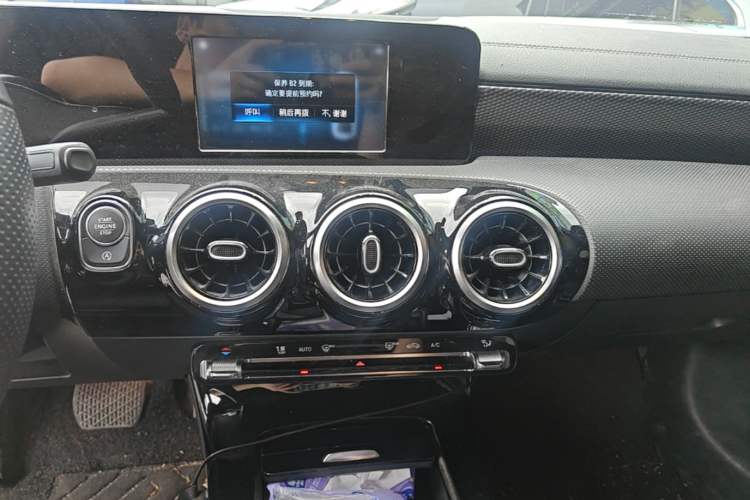 Used Mercedes-Benz A-Class 2019 Restyled A 180 L Sport Sedan Audio And AC Panel
