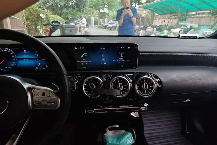 Used Mercedes-Benz A-Class 2019 A 200 L Sport Sedan Audio And AC Panel