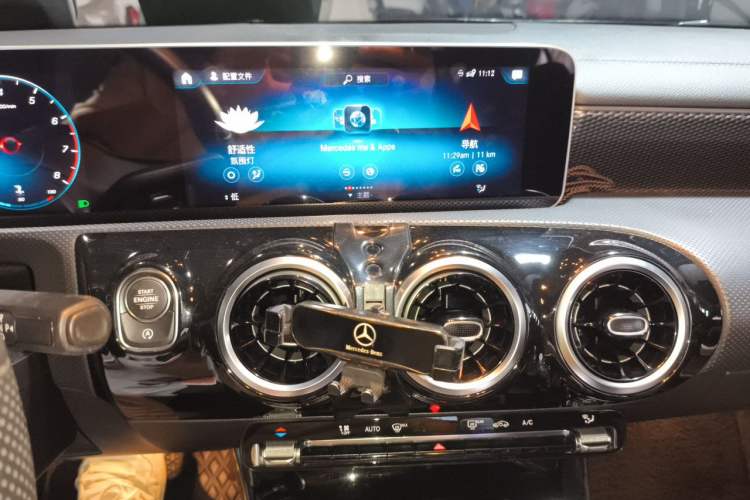 Used Mercedes-Benz A-Class 2019 Restyled A 200 L Sport Sedan Audio And AC Panel