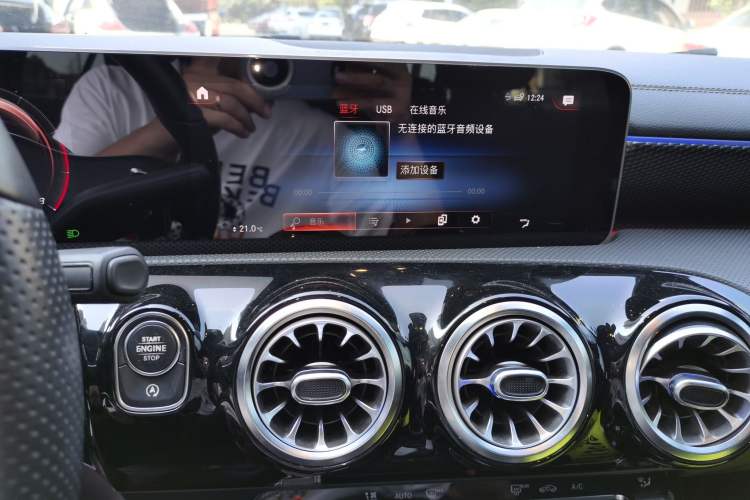 Used Mercedes-Benz A-Class 2019 A 200 L Sport Sedan Audio And AC Panel