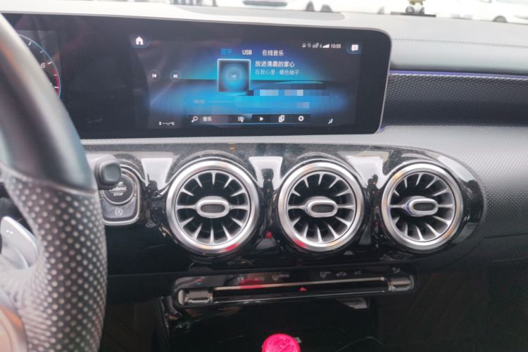 Used Mercedes-Benz A-Class 2019 Restyled A 200 L Sport Sedan Audio And AC Panel
