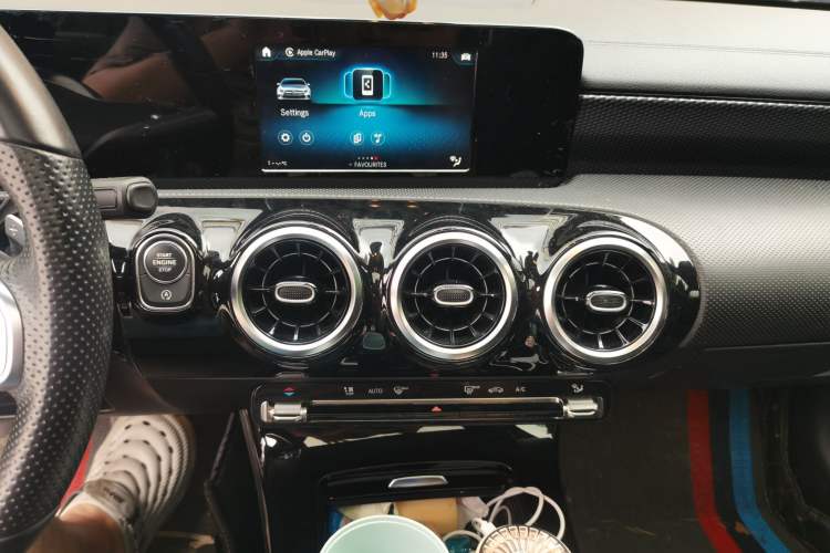 Used Mercedes-Benz A-Class 2019 Restyled A 180 L Sport Sedan Audio And AC Panel