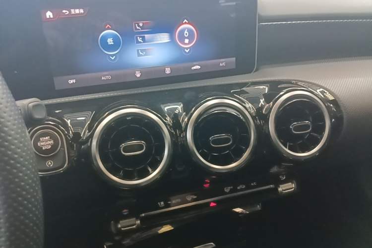 Used Mercedes-Benz A-Class 2019 A 200 L Sport Sedan Audio And AC Panel
