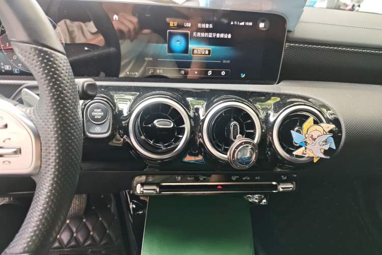 Used Mercedes-Benz A-Class 2019 Restyled A 200 L Sport Sedan Audio And AC Panel
