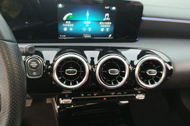Used Mercedes-Benz A-Class 2019 Restyled A 180 L Sport Sedan Audio And AC Panel