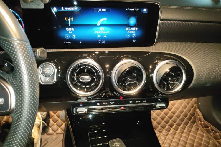 Used Mercedes-Benz A-Class 2019 A 200 L Sport Sedan Audio And AC Panel